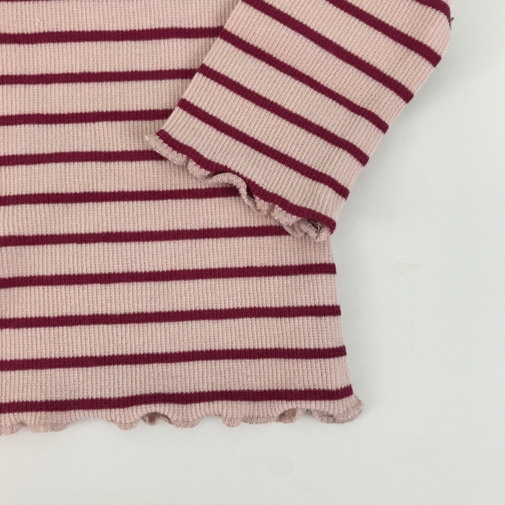 Gymboree Pink Striped  shirt 12-18m NWT - Picture 3 of 5